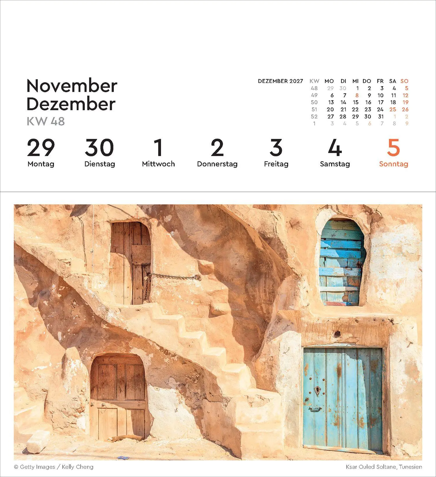 Bild: 9783965915701 | Türen - KUNTH Postkartenkalender 2027 | Kalender | 53 S. | Deutsch