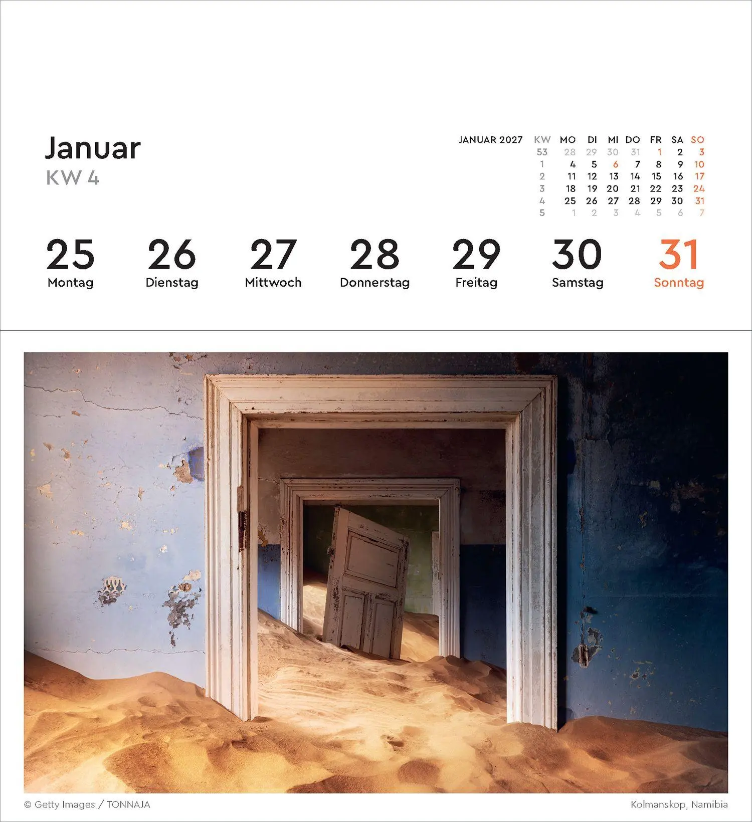 Bild: 9783965915701 | Türen - KUNTH Postkartenkalender 2027 | Kalender | 53 S. | Deutsch
