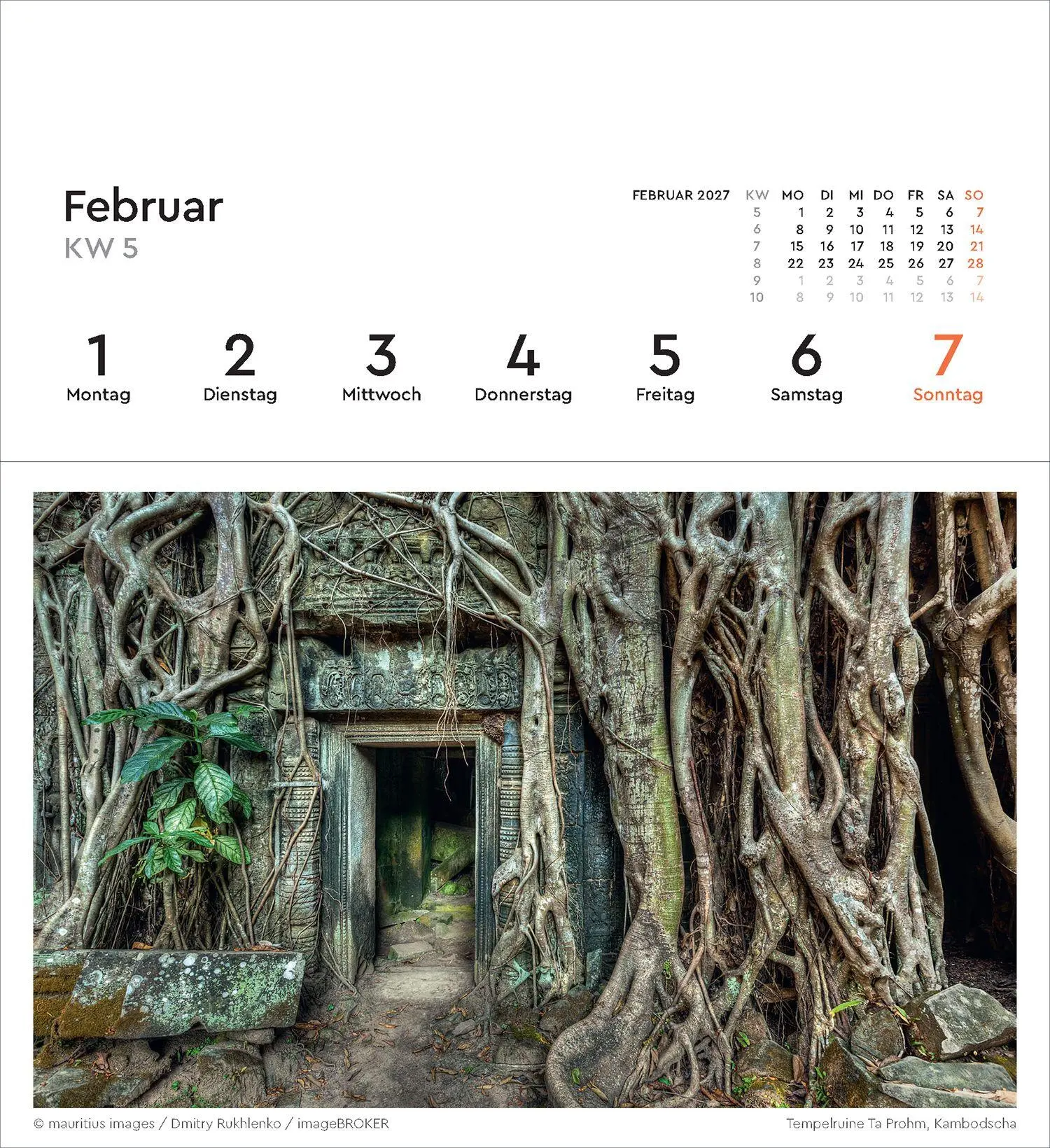 Bild: 9783965915701 | Türen - KUNTH Postkartenkalender 2027 | Kalender | 53 S. | Deutsch