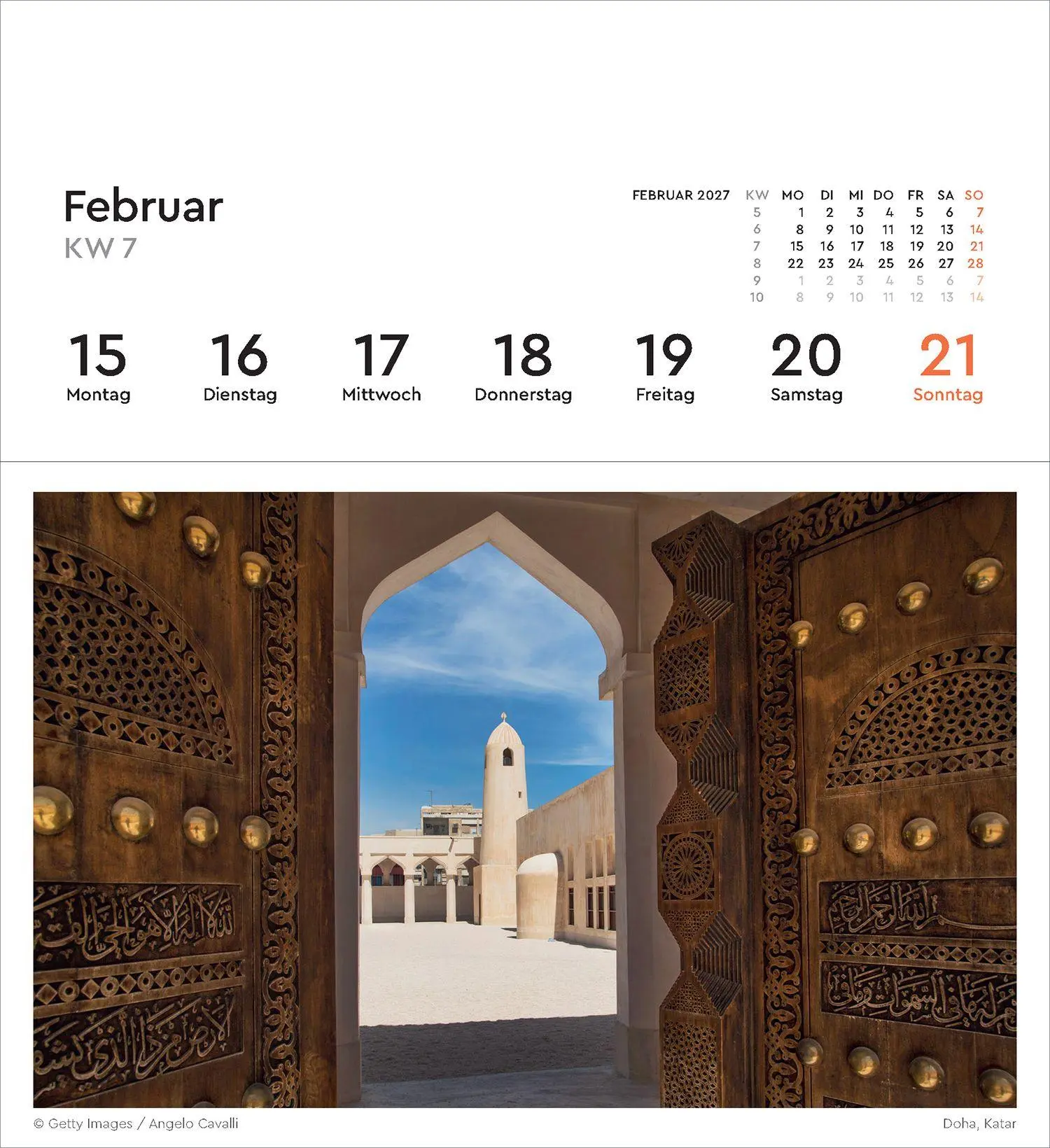 Bild: 9783965915701 | Türen - KUNTH Postkartenkalender 2027 | Kalender | 53 S. | Deutsch