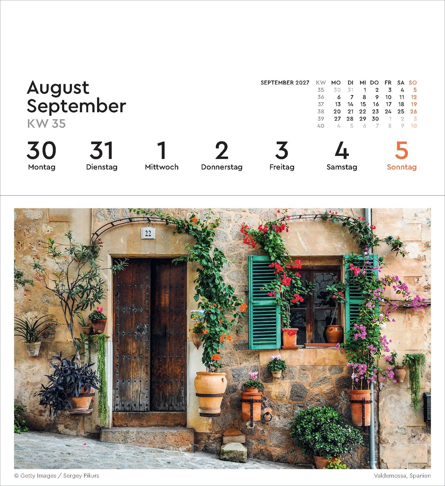 Bild: 9783965915701 | Türen - KUNTH Postkartenkalender 2027 | Kalender | 53 S. | Deutsch