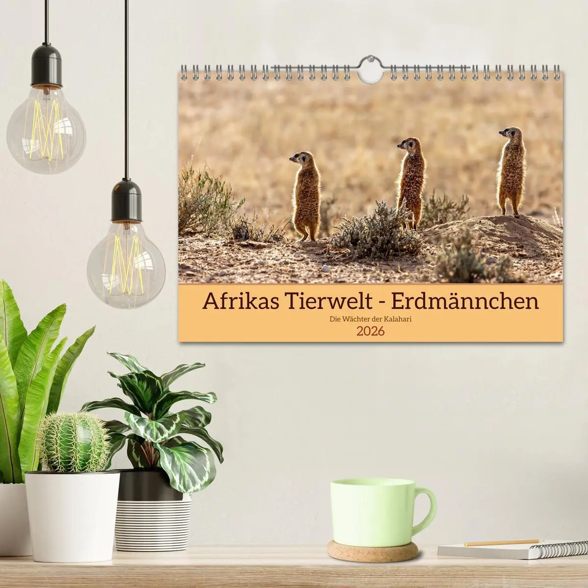 Bild: 9783457345801 | Afrikas Tierwelt - Erdmännchen (Wandkalender 2026 DIN A4 quer),...
