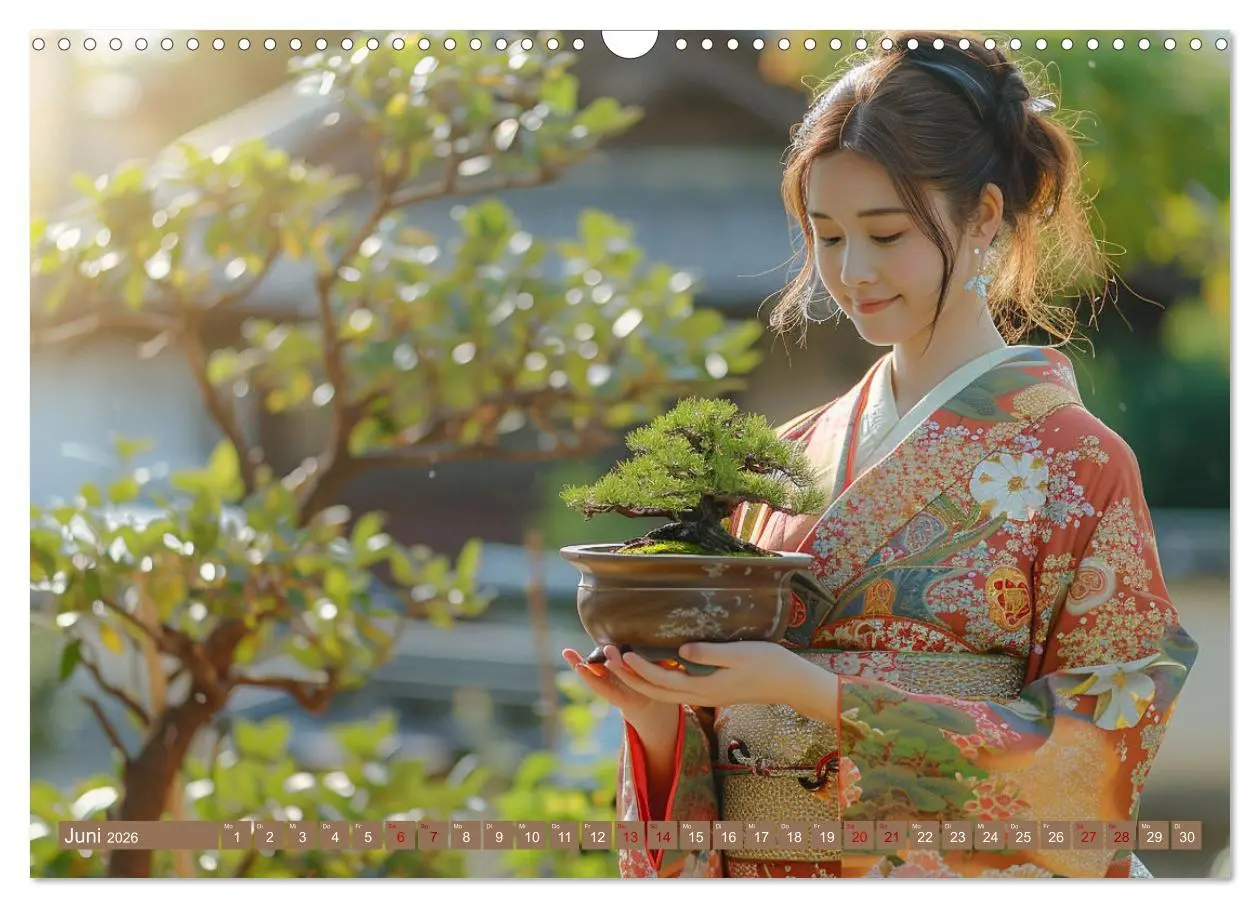 Bild: 9783457415801 | Bonsai meditativ (Wandkalender 2026 DIN A3 quer), CALVENDO...