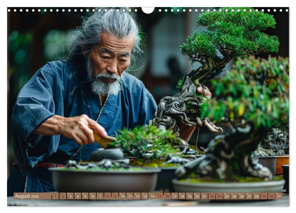 Bild: 9783457415801 | Bonsai meditativ (Wandkalender 2026 DIN A3 quer), CALVENDO...