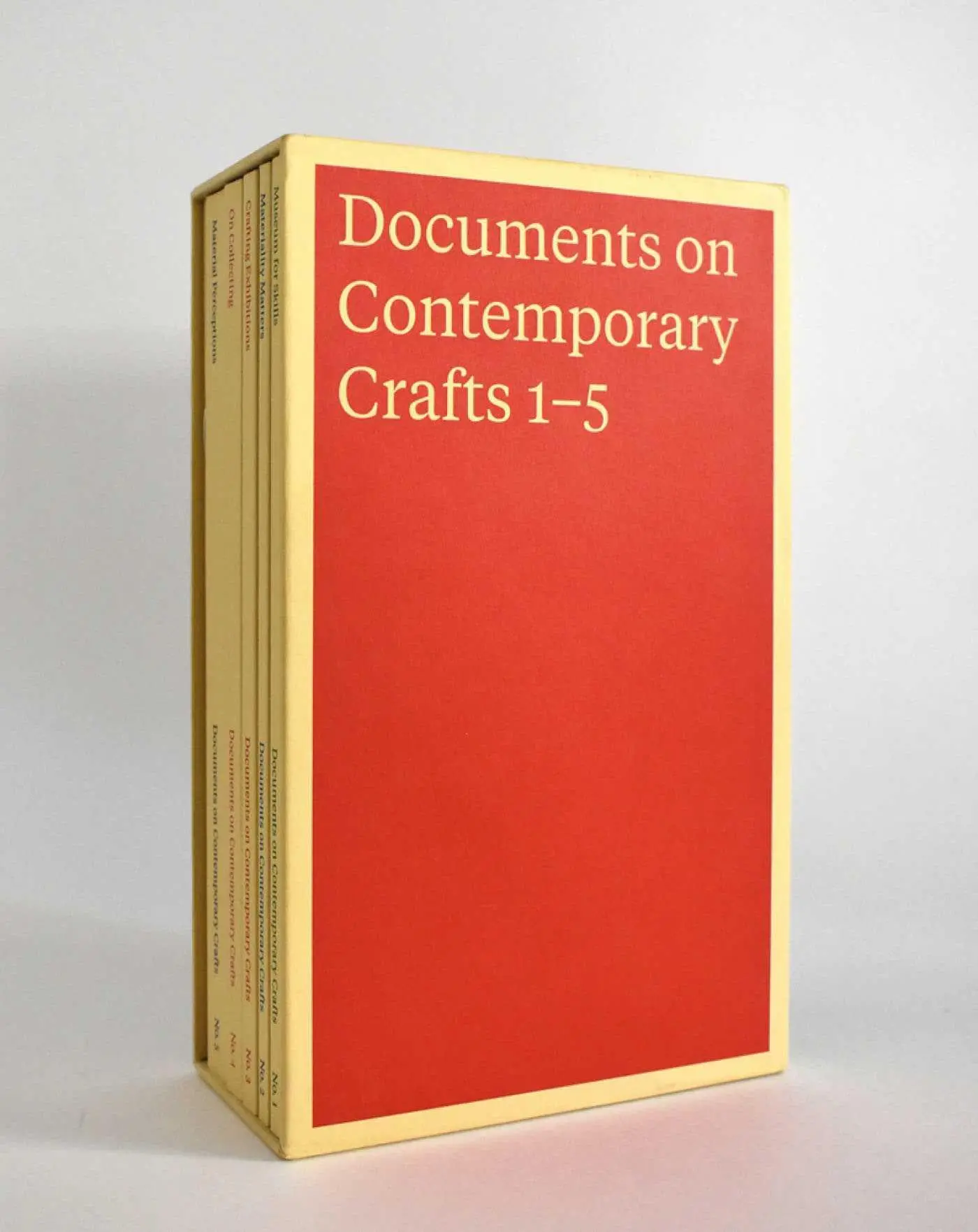 Cover: 9783897905801 | DOCUMENTS ON CONTEMPORARY CRAFTS 1-5 | André Gali (u. a.) | Buch