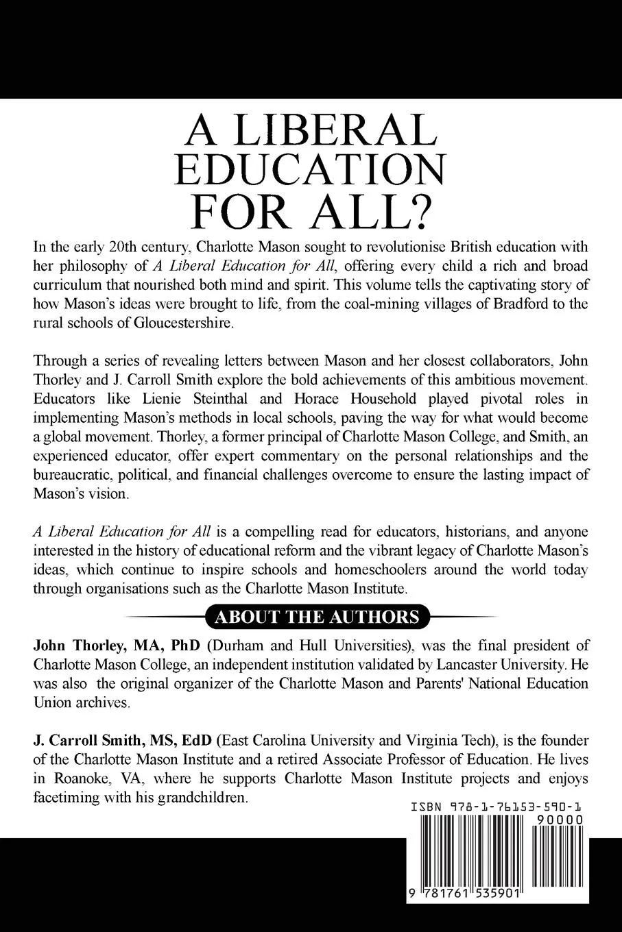 Rückseite: 9781761535901 | A Liberal Education for All | John Thorley (u. a.) | Taschenbuch
