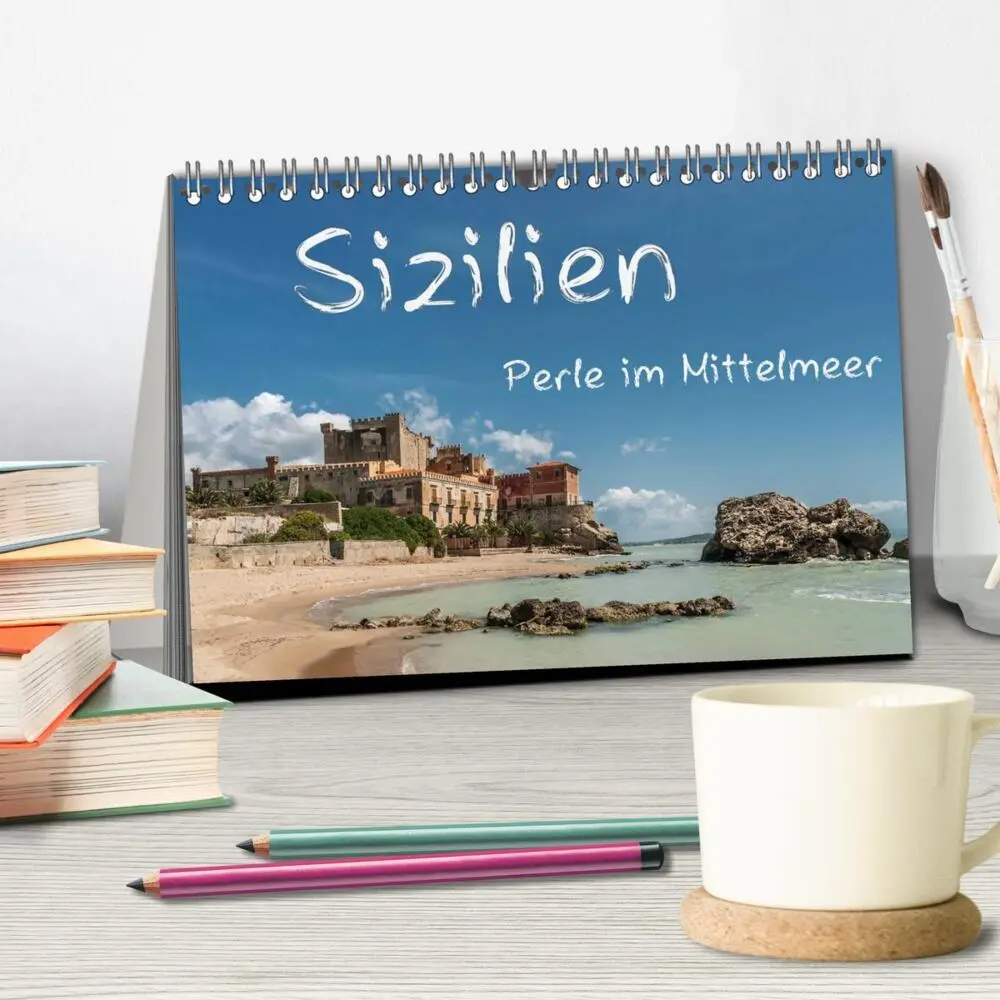 Bild: 9783435625901 | Sizilien - Perle im Mittelmeer (Tischkalender 2025 DIN A5 quer),...
