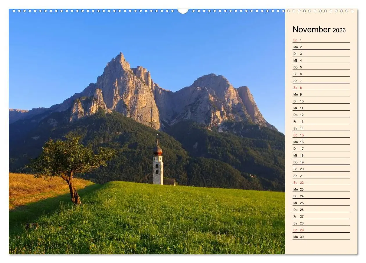 Bild: 9783457955901 | Südtirol - Zwischen Ortler und Dolomiten (Wandkalender 2026 DIN A2...