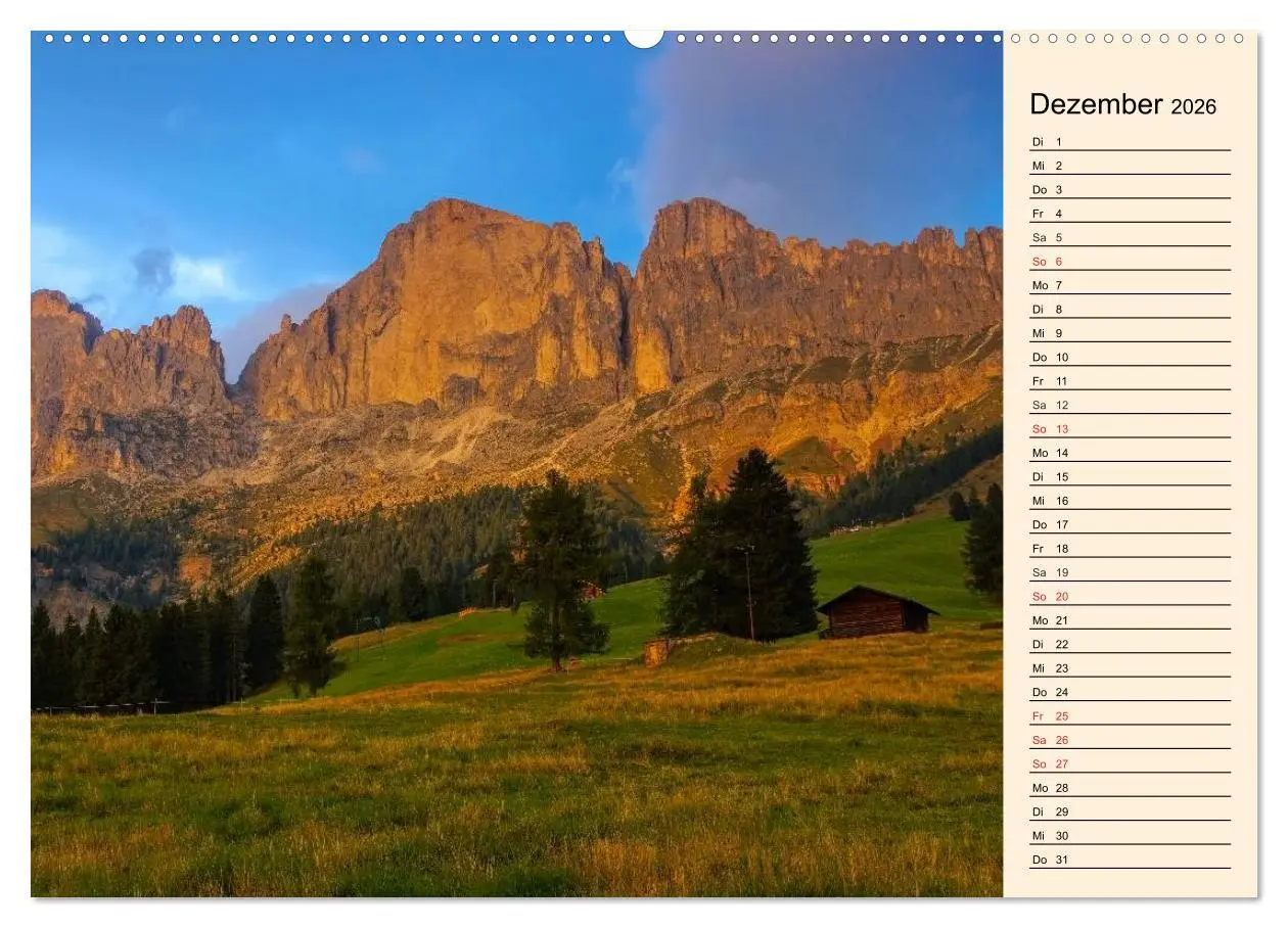 Bild: 9783457955901 | Südtirol - Zwischen Ortler und Dolomiten (Wandkalender 2026 DIN A2...