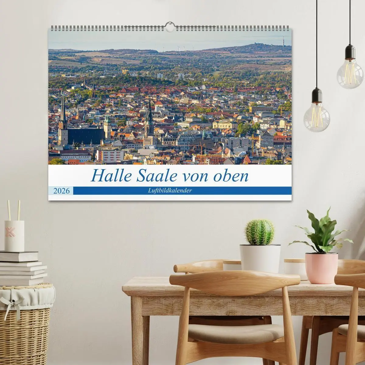 Bild: 9783516665901 | Halle an der Saale von oben (Wandkalender 2026 DIN A2 quer),...