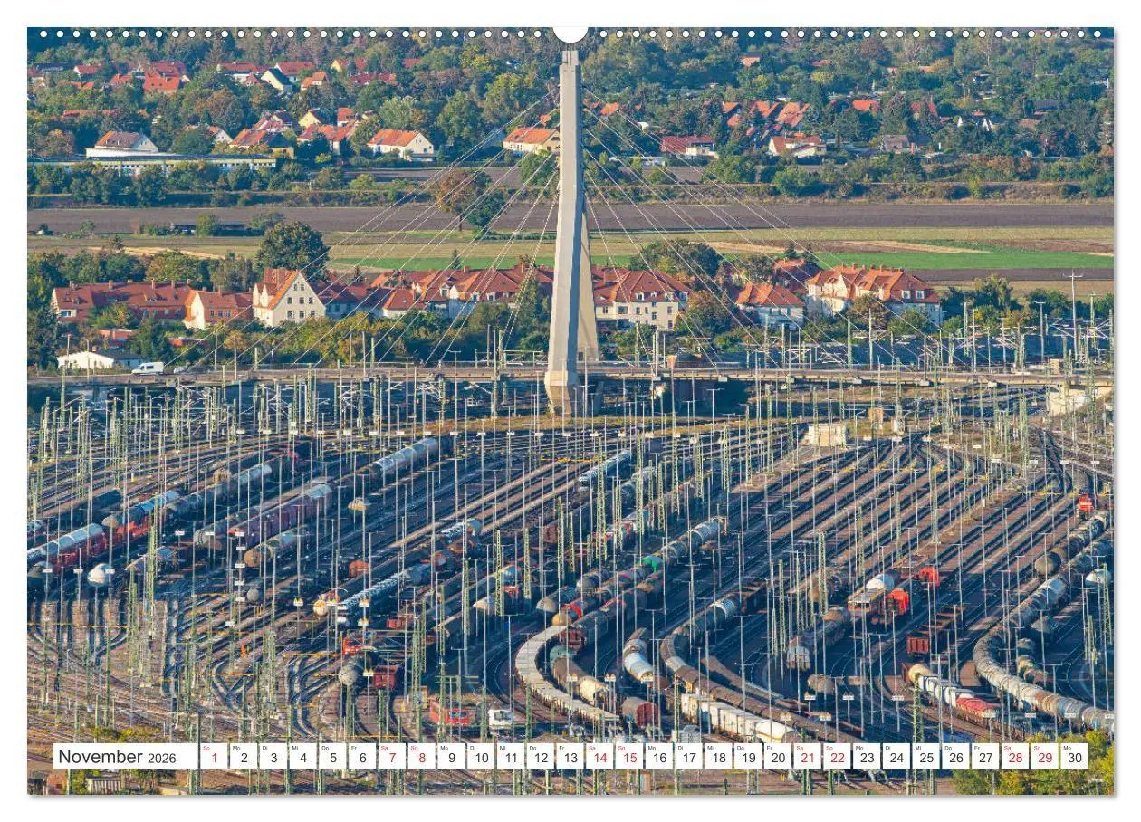Bild: 9783516665901 | Halle an der Saale von oben (Wandkalender 2026 DIN A2 quer),...