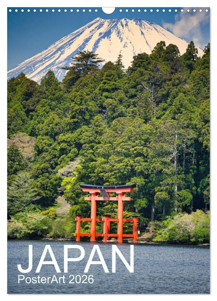 Cover: 9783516735901 | Japan PosterArt 2024 (Wandkalender 2026 DIN A3 hoch), CALVENDO...
