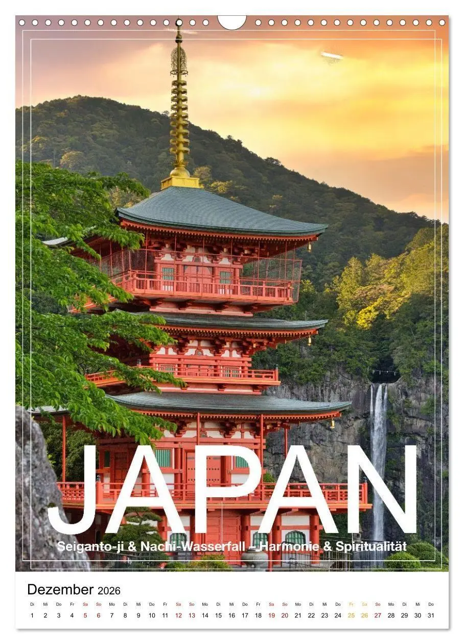Bild: 9783516735901 | Japan PosterArt 2024 (Wandkalender 2026 DIN A3 hoch), CALVENDO...