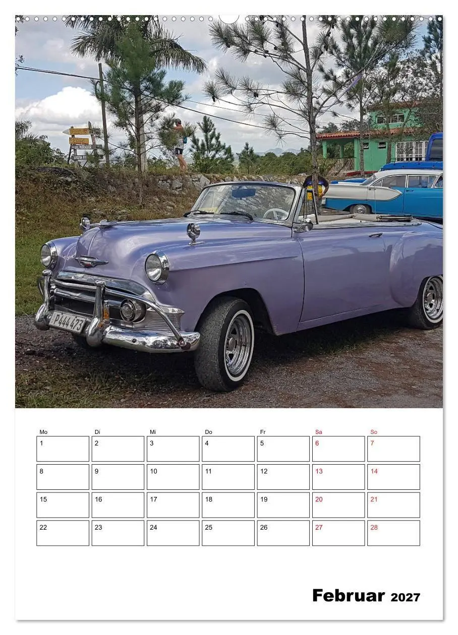 Bild: 9783569685901 | KARIBIK Oldtimer auf Kuba (Wandkalender 2027 DIN A2 hoch), CALVENDO...