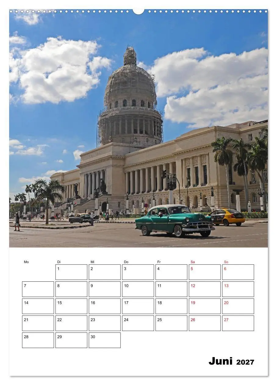 Bild: 9783569685901 | KARIBIK Oldtimer auf Kuba (Wandkalender 2027 DIN A2 hoch), CALVENDO...