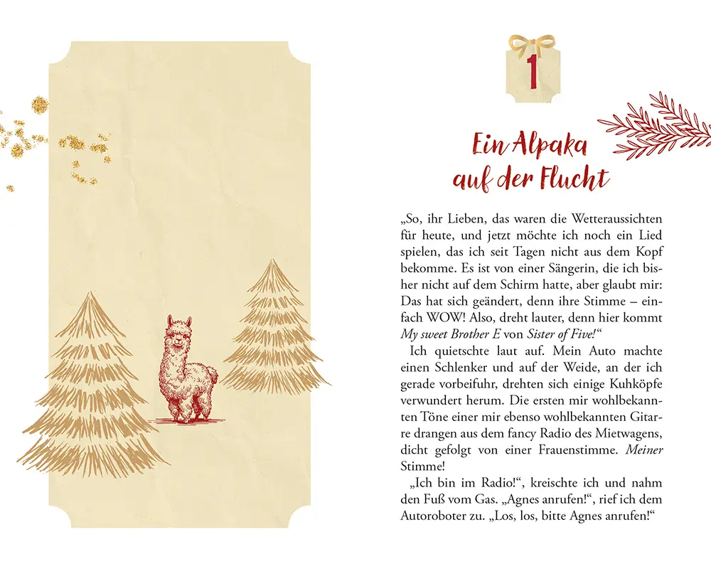 Bild: 9783765535901 | Vier Alpakas und ein Weihnachten | Felicitas Brandt | Buch | 288 S.