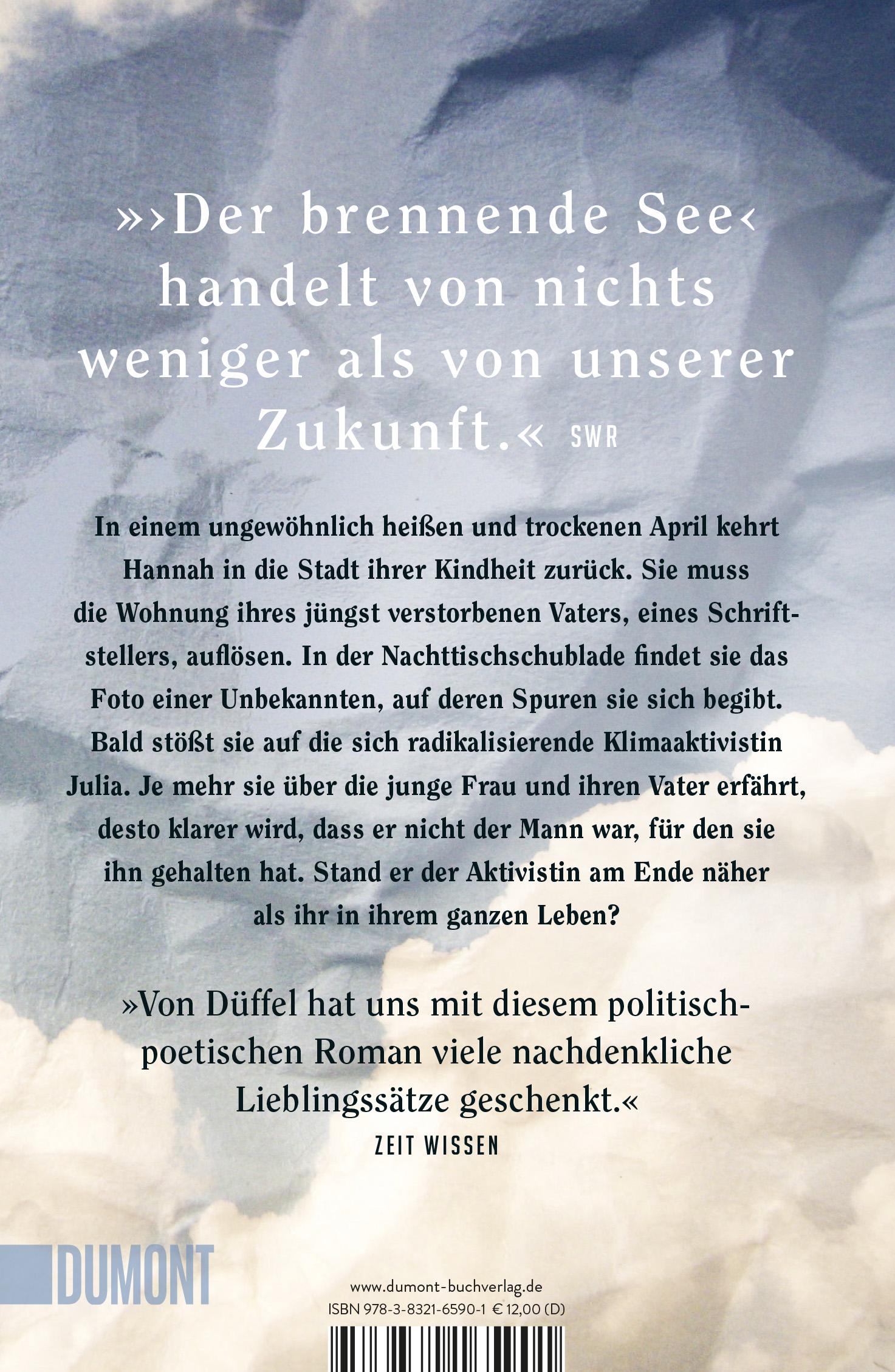 Rückseite: 9783832165901 | Der brennende See | Roman | John von Düffel | Taschenbuch | 320 S.