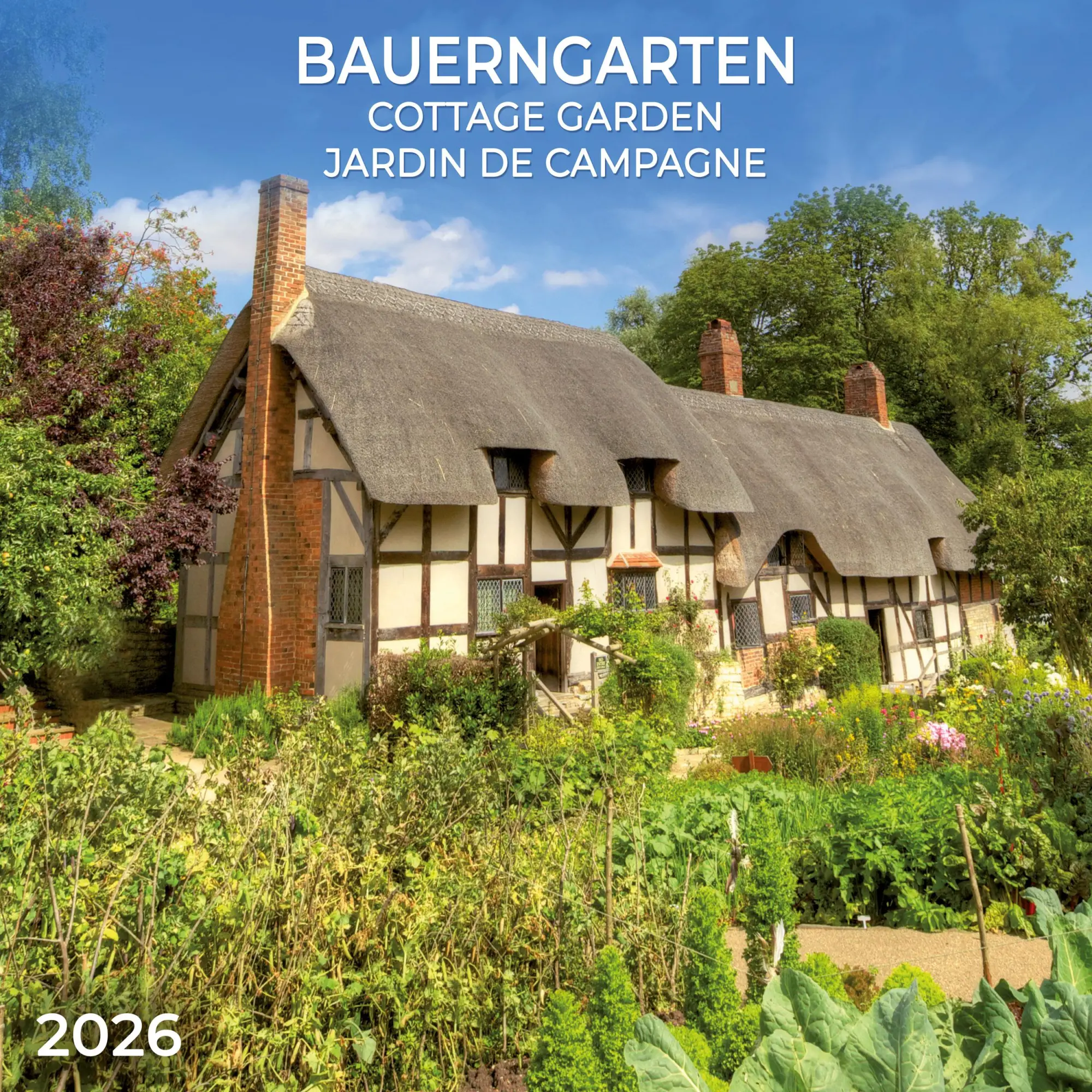 Cover: 9783959295901 | Bauerngarten/Cottage Garden 2026 | Kalender 2026 | Kalender | 28 S.