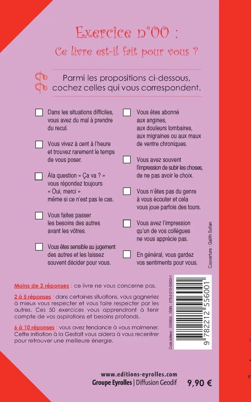 Rückseite: 9782212556001 | 50 exercices de Gestalt | Catherine Clouzard | Taschenbuch | 2013