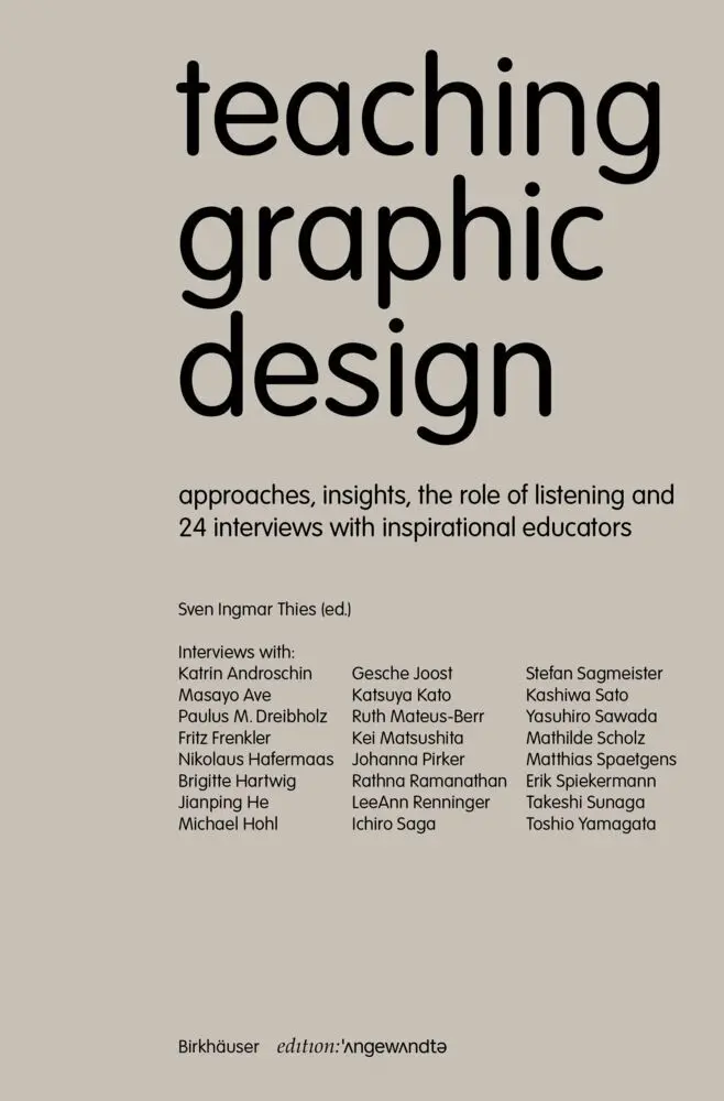 Cover: 9783035626001 | Teaching Graphic Design | Sven Ingmar Thies | Taschenbuch | Englisch