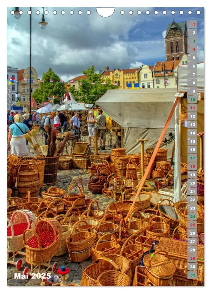 Bild: 9783457156001 | Wismar Stadtansichten (Wandkalender 2025 DIN A4 hoch), CALVENDO...