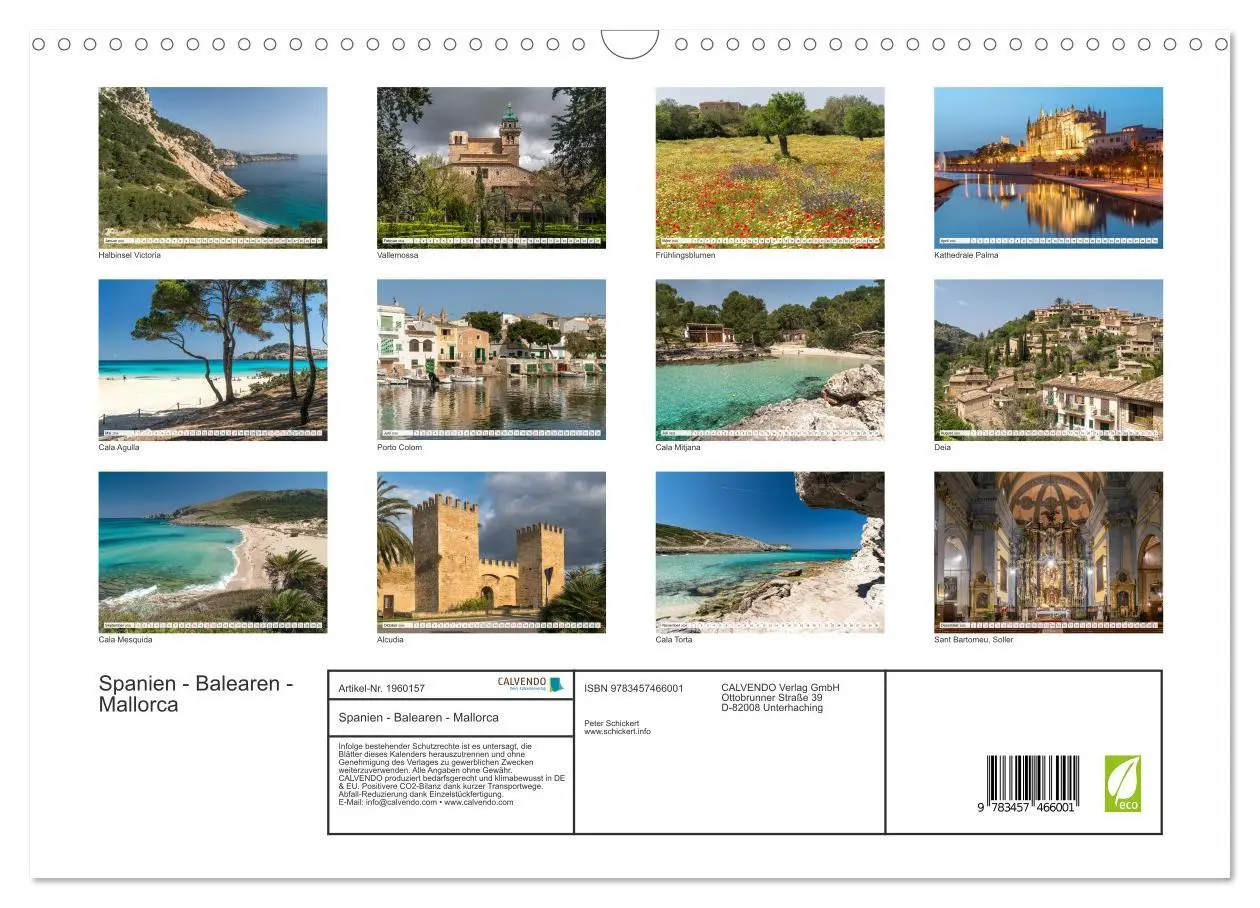 Bild: 9783457466001 | Spanien - Balearen - Mallorca (Wandkalender 2026 DIN A3 quer),...