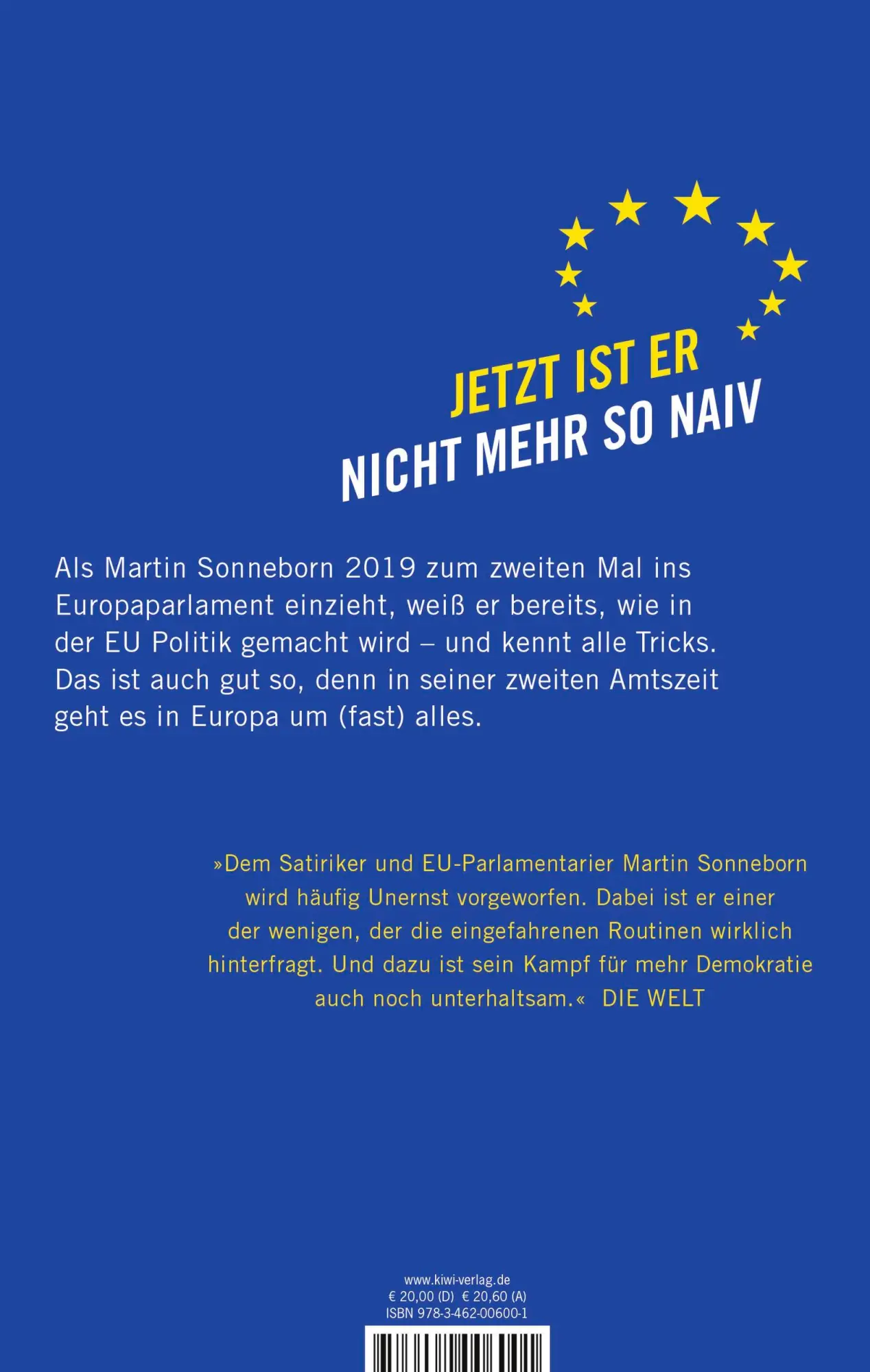 Rückseite: 9783462006001 | Herr Sonneborn bleibt in Brüssel | Neue Abenteuer im Europaparlament