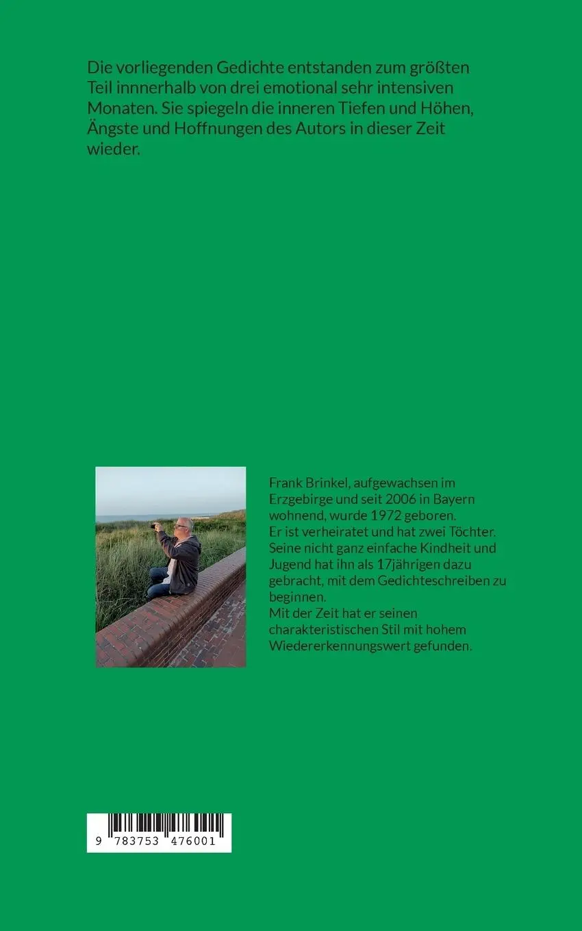 Rückseite: 9783753476001 | Border-LINE | Gedichte von innen nach außen | Frank Brinkel | Buch