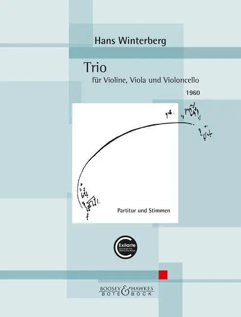 Trio. Partitur und Stimmen