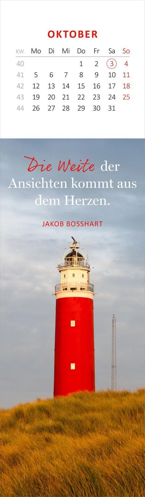 Bild: 4014489136101 | Lesezeichenkalender Fernblick 2026 | Kalender | 26 S. | Deutsch | 2026