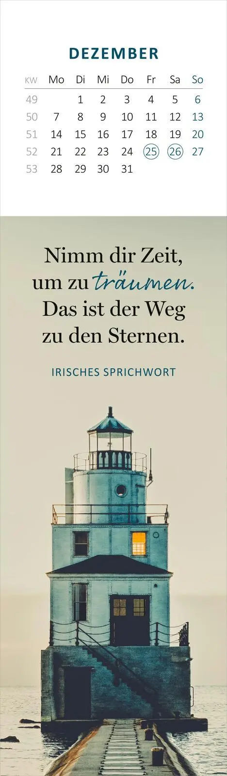 Bild: 4014489136101 | Lesezeichenkalender Fernblick 2026 | Kalender | 26 S. | Deutsch | 2026