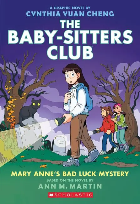 Cover: 9781338616101 | The Babysitters Club Graphic Novel 13: Mary Anne's Bad Luck Mystery