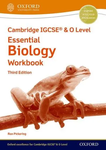 Cover: 9781382006101 | Cambridge IGCSE &amp; O Level Essential Biology: Workbook | Third Edition