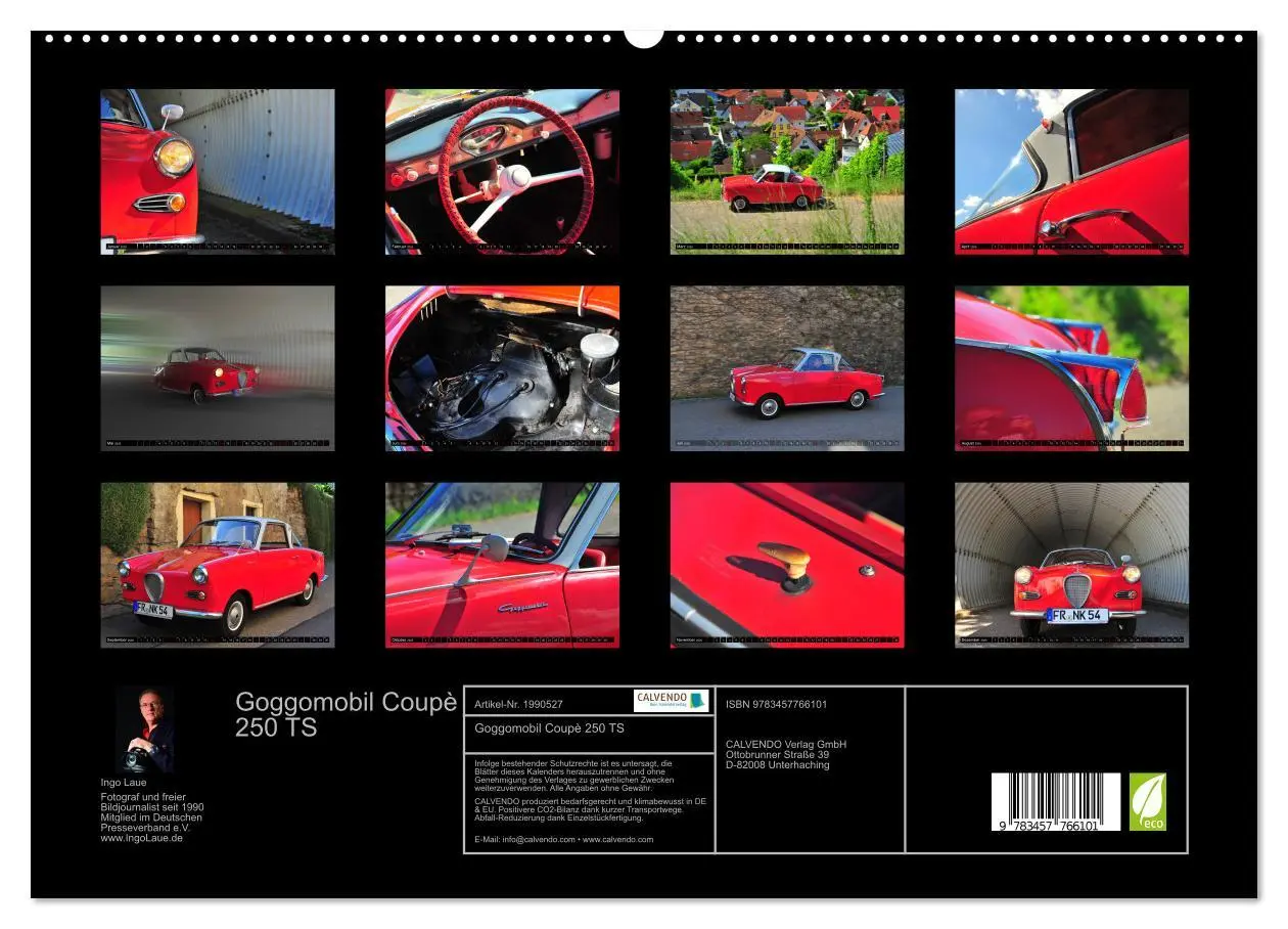 Bild: 9783457766101 | Goggomobil Coupè 250 TS (hochwertiger Premium Wandkalender 2026 DIN...