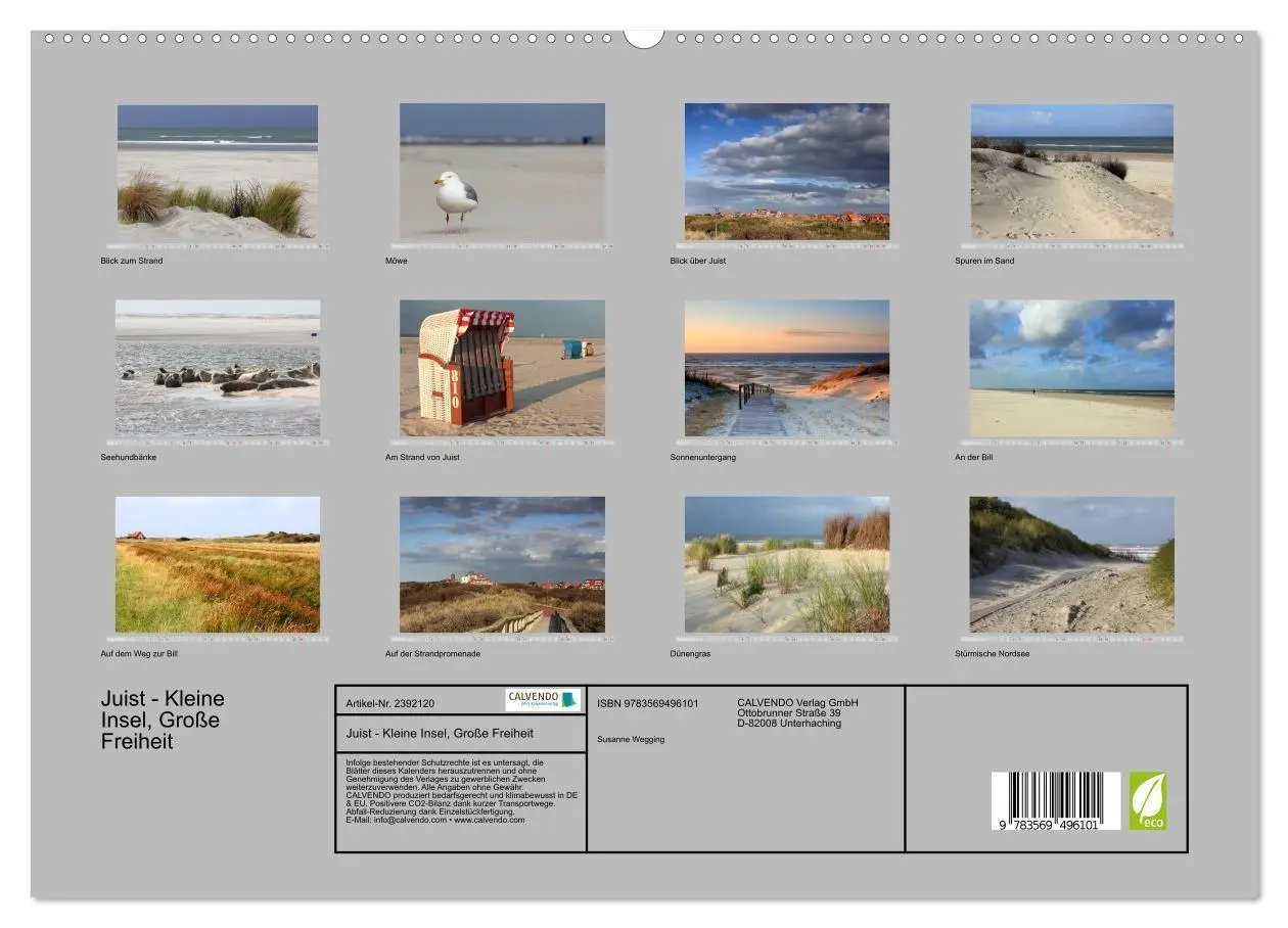 Bild: 9783569496101 | Juist - Kleine Insel, Große Freiheit (Wandkalender 2027 DIN A2...