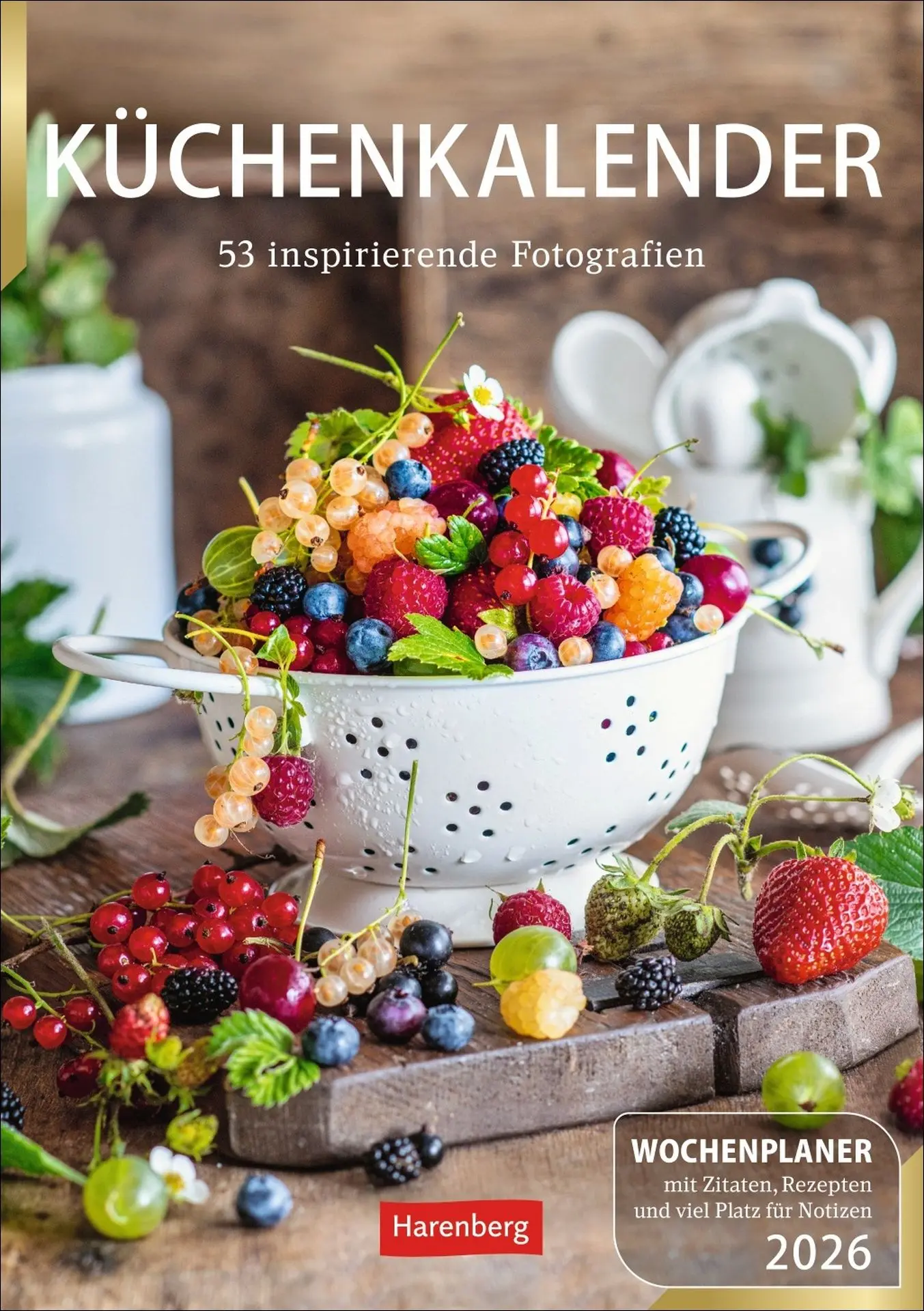 Cover: 9783840036101 | Küchenkalender Wochenplaner 2026 - 53 inspirierende Fotografien | 2026