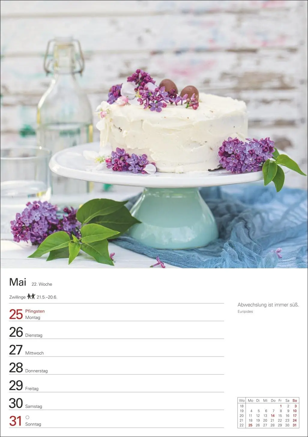 Bild: 9783840036101 | Küchenkalender Wochenplaner 2026 - 53 inspirierende Fotografien | 2026