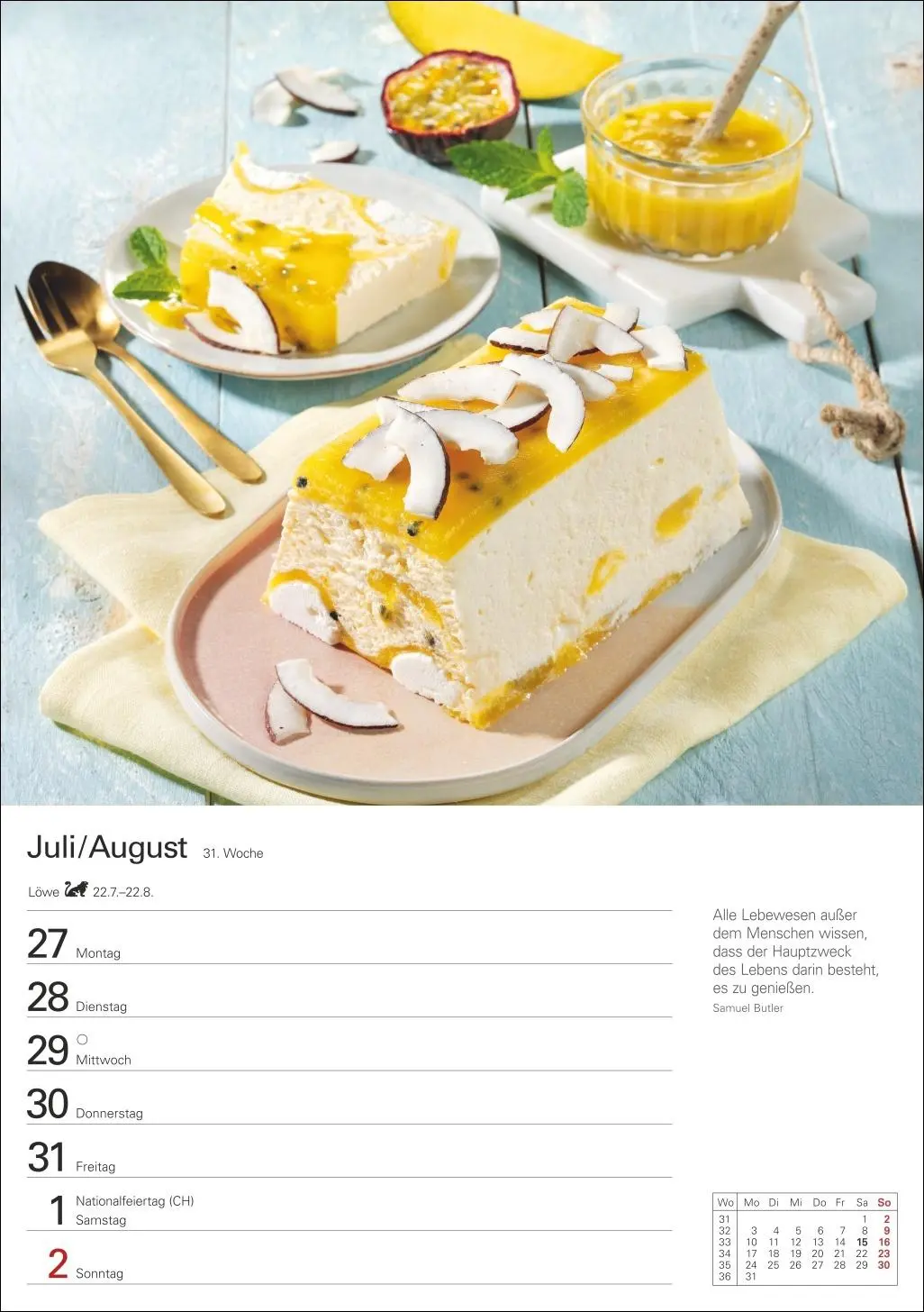 Bild: 9783840036101 | Küchenkalender Wochenplaner 2026 - 53 inspirierende Fotografien | 2026