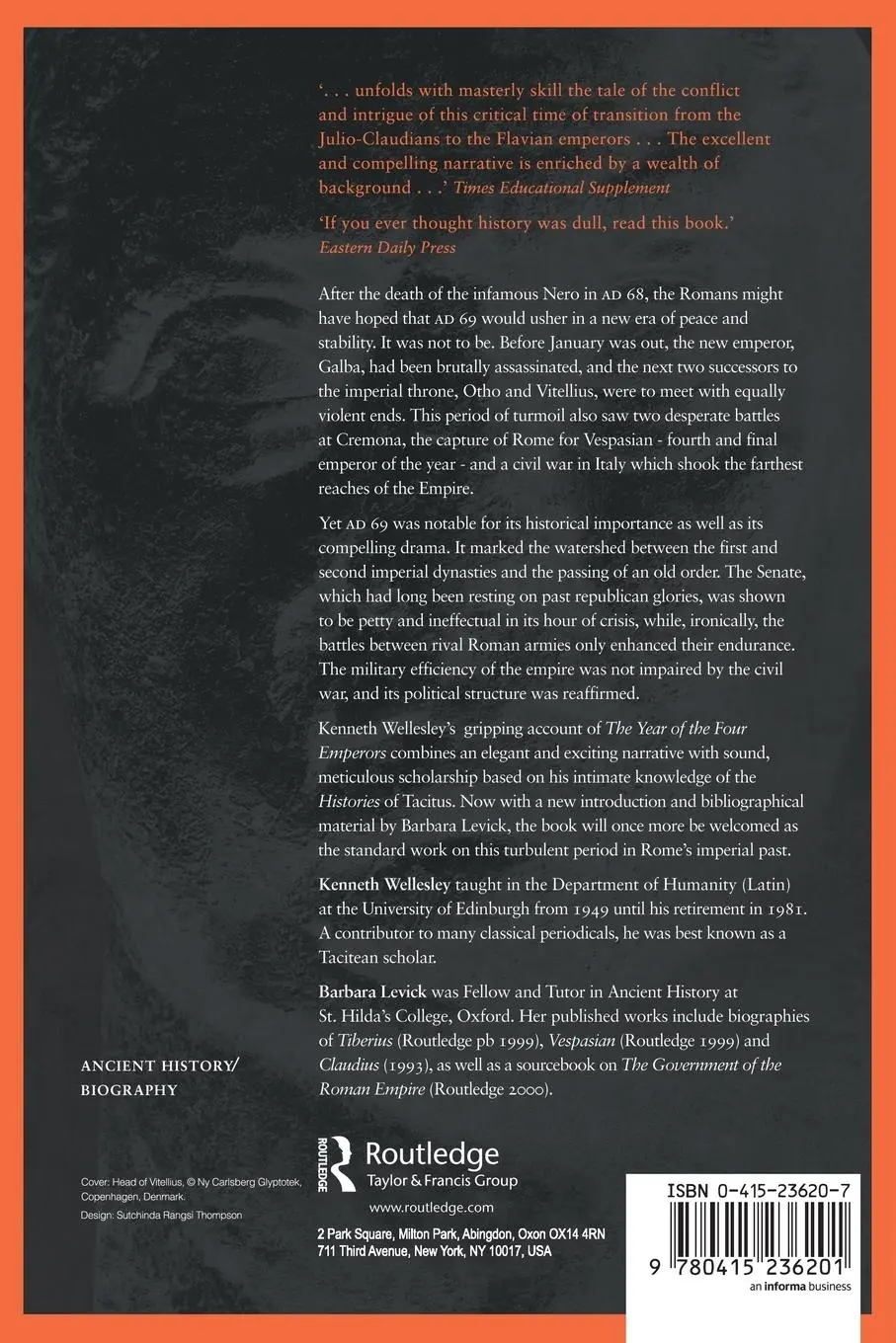 Rückseite: 9780415236201 | Year of the Four Emperors | Kenneth Wellesley | Taschenbuch | Englisch