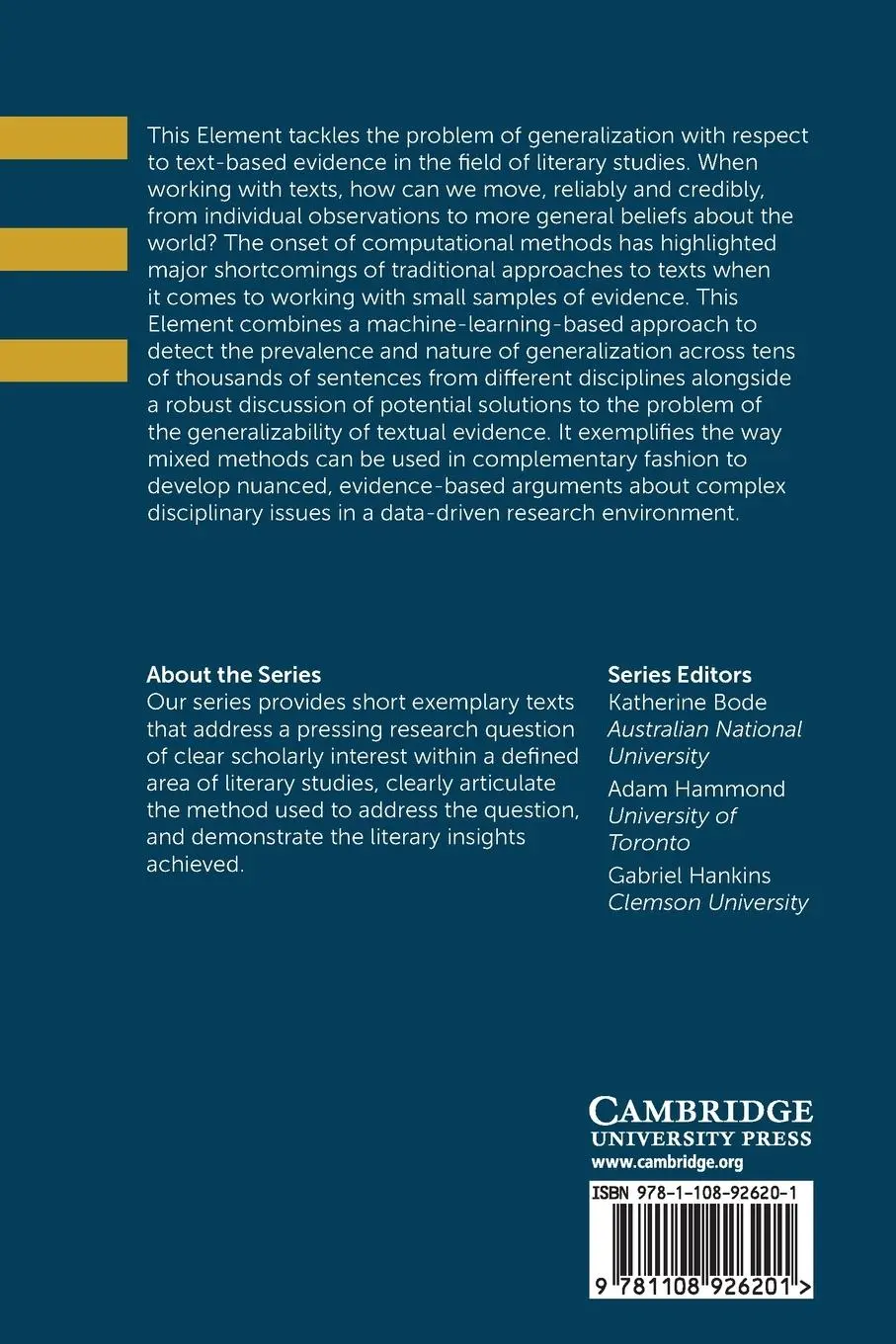 Rückseite: 9781108926201 | Can We Be Wrong? The Problem of Textual Evidence in a Time of Data