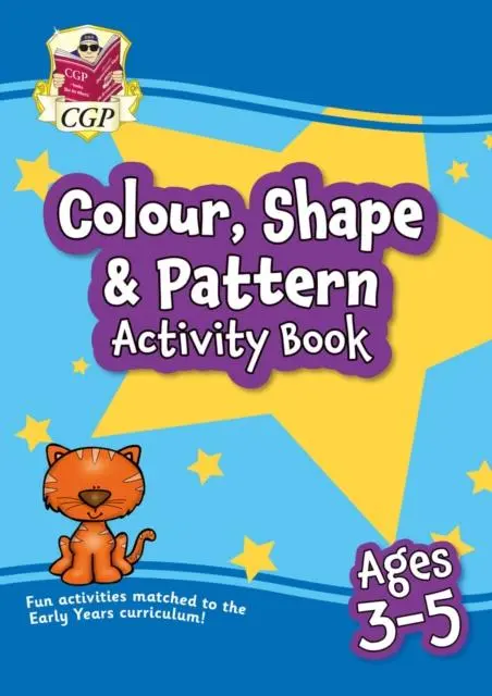 Cover: 9781789086201 | Colour, Shape &amp; Pattern Maths Activity Book for Ages 3-5 | Cgp Books