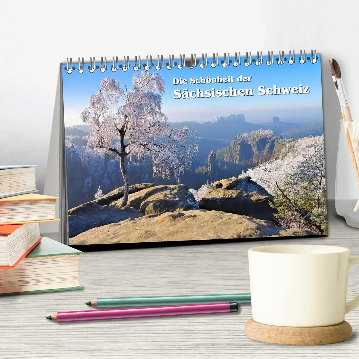 Bild: 9783457686201 | Die Schönheit der Sächsischen Schweiz (Tischkalender 2026 DIN A5...
