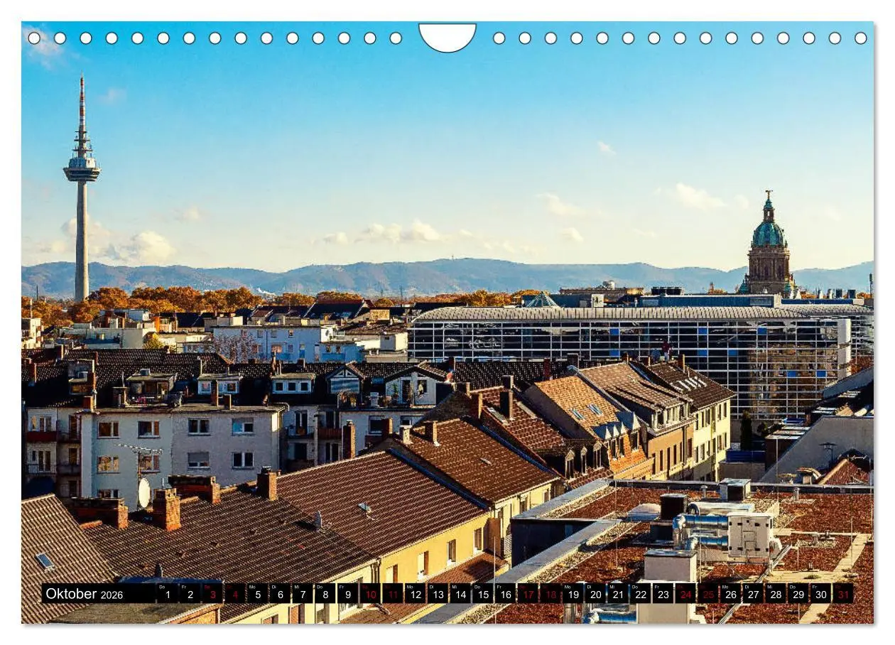 Bild: 9783457756201 | Mannheimer Impressionen. (Wandkalender 2026 DIN A4 quer), CALVENDO...