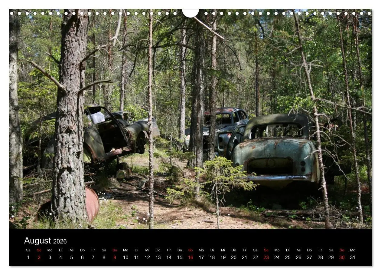 Bild: 9783516156201 | Schrottautos im Kyrkö Mosse (Wandkalender 2026 DIN A3 quer),...