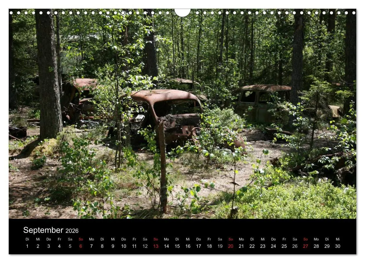 Bild: 9783516156201 | Schrottautos im Kyrkö Mosse (Wandkalender 2026 DIN A3 quer),...