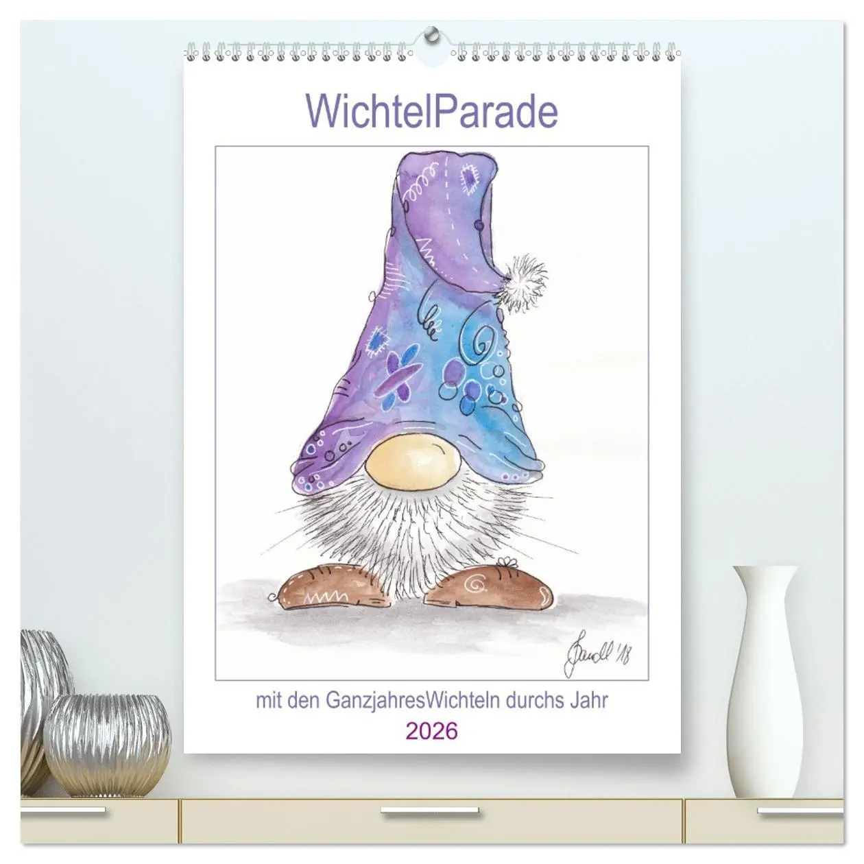 Cover: 9783516396201 | WichtelParade (hochwertiger Premium Wandkalender 2026 DIN A2 hoch),...