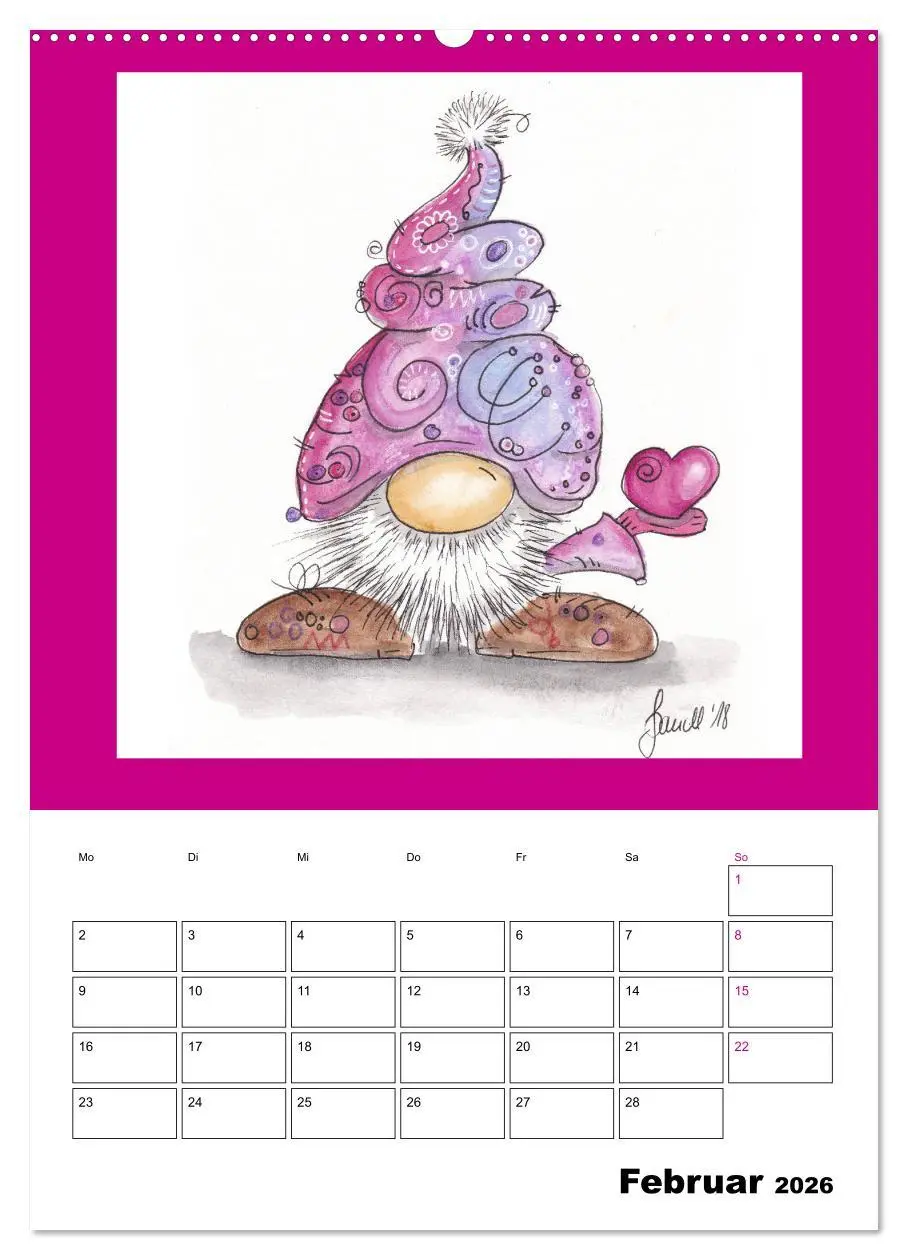 Bild: 9783516396201 | WichtelParade (hochwertiger Premium Wandkalender 2026 DIN A2 hoch),...