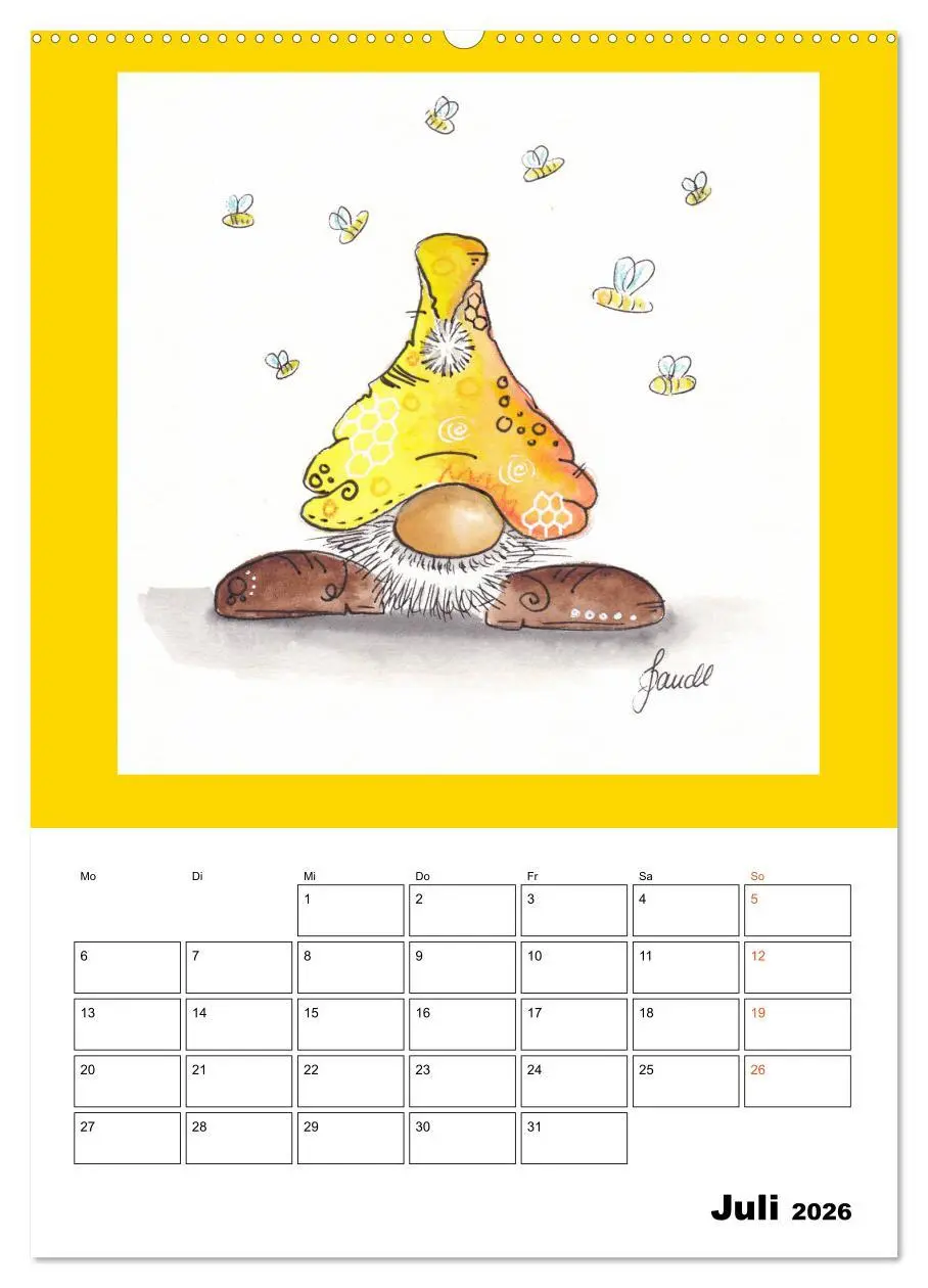 Bild: 9783516396201 | WichtelParade (hochwertiger Premium Wandkalender 2026 DIN A2 hoch),...