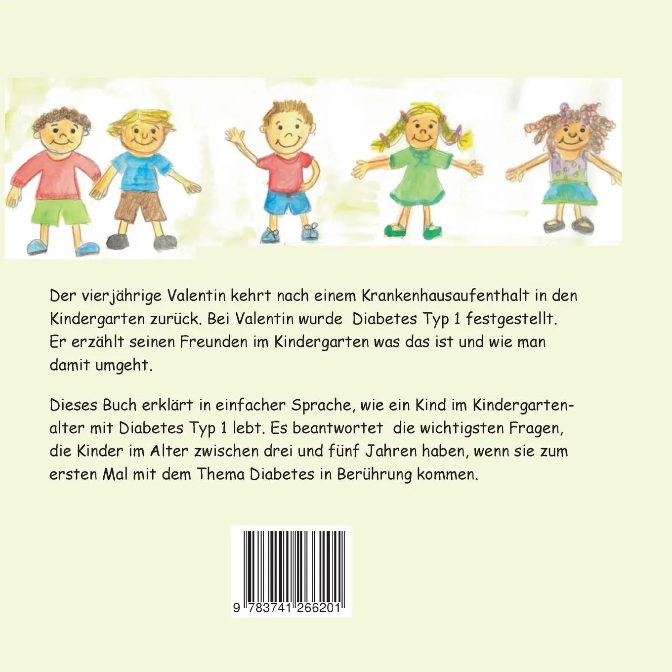 Rückseite: 9783741266201 | Leben mit Diabetes Typ 1 | Im Kindergarten | Cecilia Lorenzo Fernández