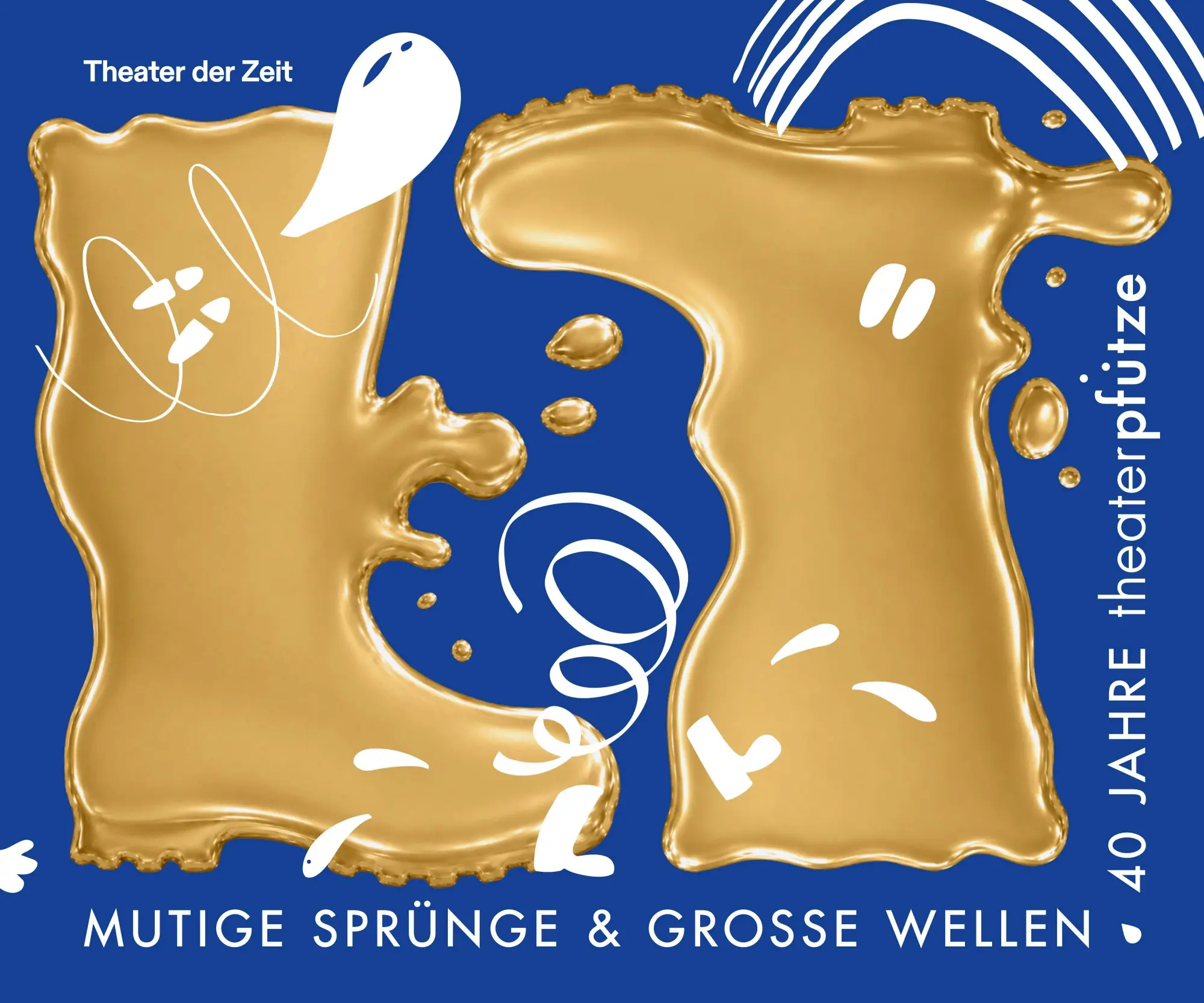 Cover: 9783957496201 | Mutige Sprünge und große Wellen | 40 Jahre theater pfütze | Pfütze
